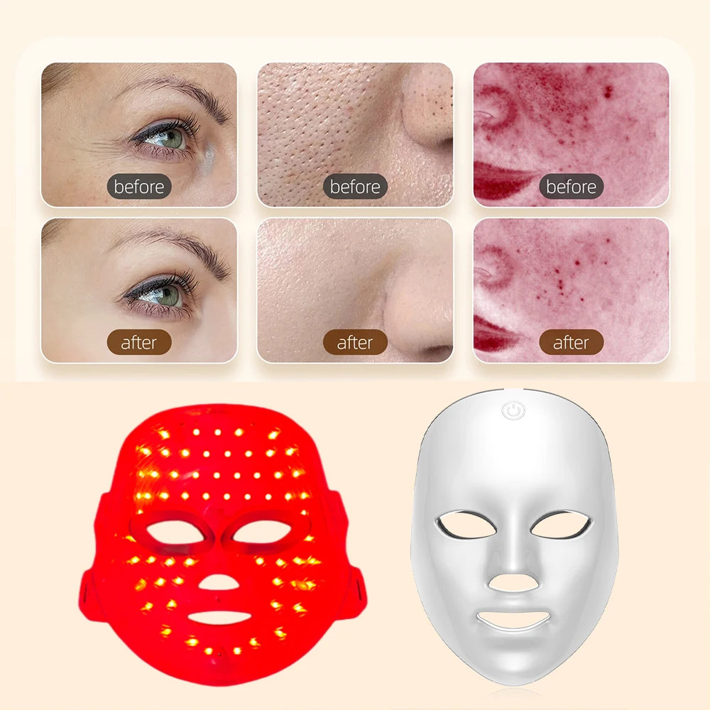 Mascarilla facial LED