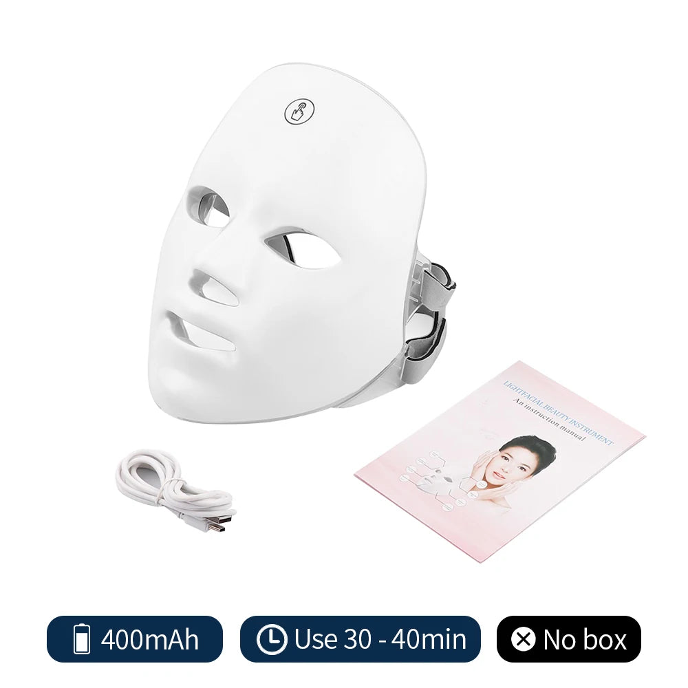 Mascarilla facial LED