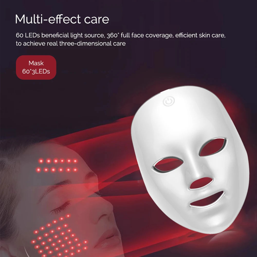 Mascarilla facial LED