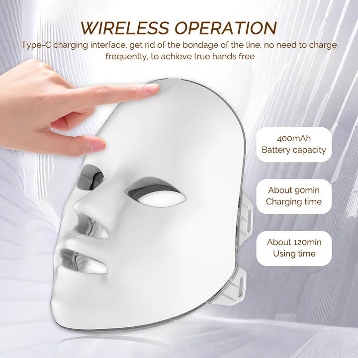 Mascarilla facial LED